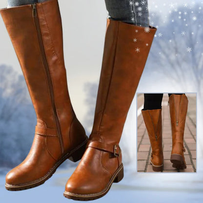 Rival® | Bottes Hautes Pour Femmes Avec Boucle et Talon