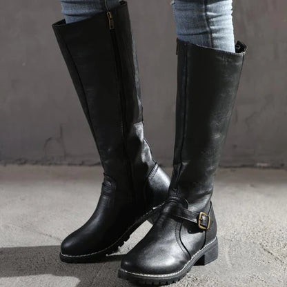 Rival® | Bottes Hautes Pour Femmes Avec Boucle et Talon