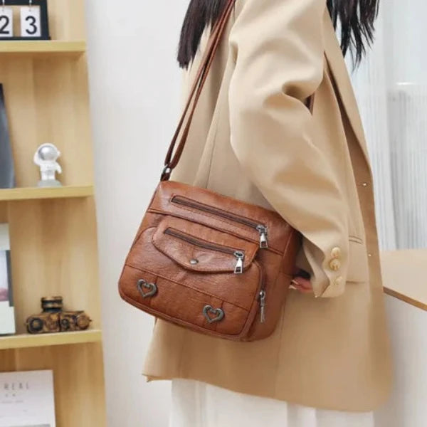 Klair® | Le sac à bandoulière cuir vintage